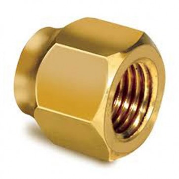 Brass Flare Nut 1/4 inch (Pack of 4)