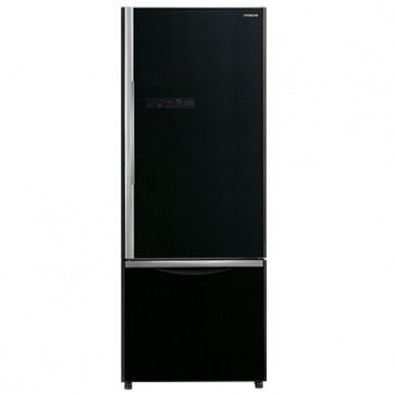 Hitachi R-B570PND7-GBK 2 Star Inverter Refrigerator 525 L Bottom Freezer Glass Black (2 Door)