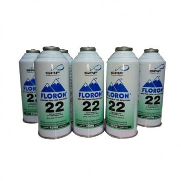 Floron R22 Refrigerant Gas Canister 450g (pack of 32)