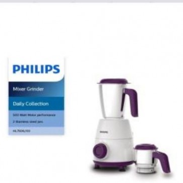Phillips HL7506/00 Mixer Grinder with 2 Jars