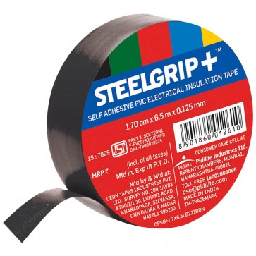 Pidilite Steelgrip Self Adhesive PVC Electrical Insulation Tape 6.5M (Box of 30)
