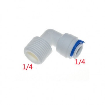 RO Membrane Housing Elbow Connector 1/4 x 1/4 inch (Pack of 6)