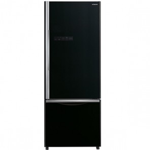 Hitachi R-B500PND6-GBK 2 Star Inverter Refrigerator 466 L Bottom Freezer Glass Black (2 Door)