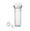 RO Pre Filter Housing with Elbow Connector Crystal Clear 10 inch