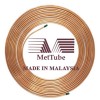 MetTube Malaysia Soft Copper Tube Installation Kit 1/4 & 1/2 inch with Insulation & Wire (6 meters)