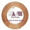 MetTube Malaysia Soft Copper Tube Installation Kit 1/4 & 1/2 inch with Insulation & Wire (7 meters)